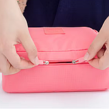 Косметичка дорожня XINMU Travel 21*16*7 см Рожевий, фото 2