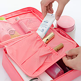 Косметичка дорожня XINMU Travel 21*16*7 см Рожевий, фото 3