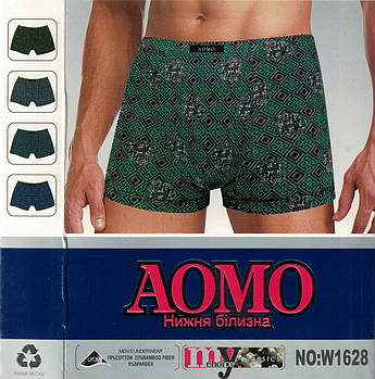 Труси чоловічі боксери бавовна з бамбуком Aomo, розміри XL-4XL, 1628