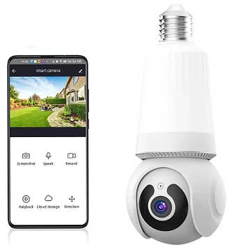 IP Wi-Fi-камера лампочка в патрон Q26 E27 4MP (V380 APP)