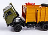 Модель Вантажівка Сміттєвоз КО-415А (КАМАЗ-53213) хакі/помаранчевий | SSM, фото 7