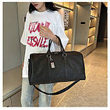 Нова модна картата дорожня сумка, чоловіча та жіноча портативна сумка для фітнесу, сумка через плече опт, фото 2