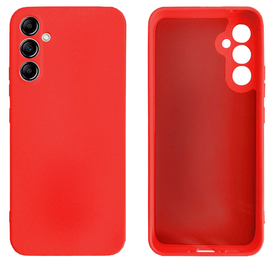 Чохол Silicone case Camera Protective для Samsung S23FE (01) червоний Red