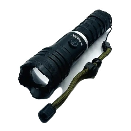 Ліхтар ручний акумуляторний X-Balog BL-P913-P90 1X26650 USB Black (3_05343), фото 1