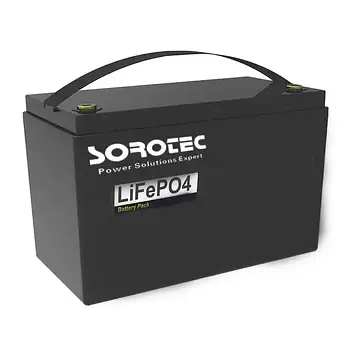 Акумуляторна батарея (АКБ) Sorotec LiFePO4 12.8V/100Ah 1280Wh