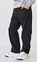 Чорні штани для хлопчика вільного крою тм BossKids розмір 134