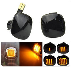 Повторювач повороту Skoda Roomster 2006-2015 Шкода Румстер (2шт динамічні чорні ЛЕД)