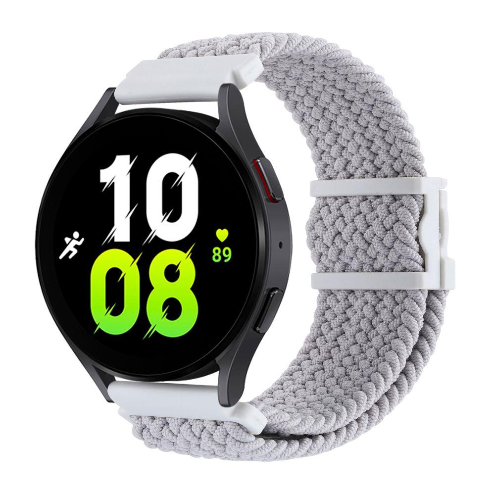 Ремінець Nylon 22mm Elastic Adjustment для Samsung / Amazfit / Huawei, White