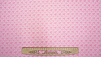 Тканина костюмний Жаккард колір світло-рожевий "Пепіта"