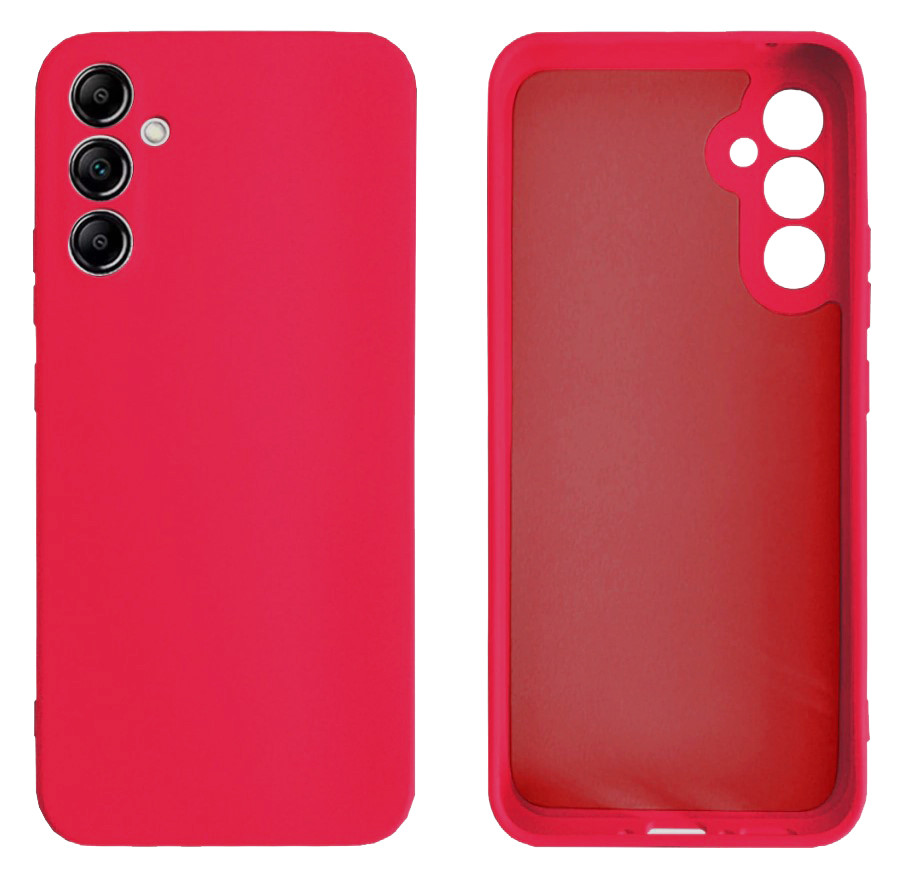 Чохол Silicone case Camera Protective для Samsung S21 FE (15) бордовий Rose red