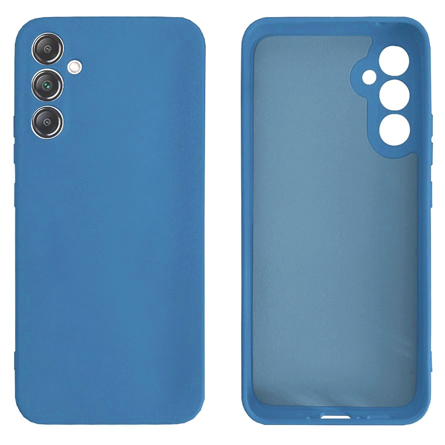 Чохол Silicone case Camera Protective для Samsung S23 (16) синій Blue