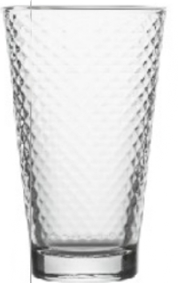Висока скляна склянка Uniglass Hive 345 мл (53361-МС12/sl)
