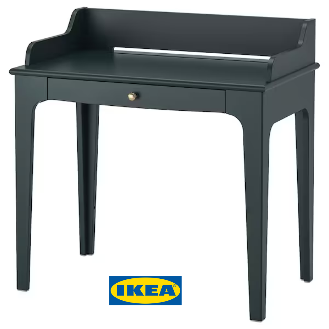 Письмовий стіл IKEA LOMMARP 90x54 см Темно-синьо-зелений 204.428.27