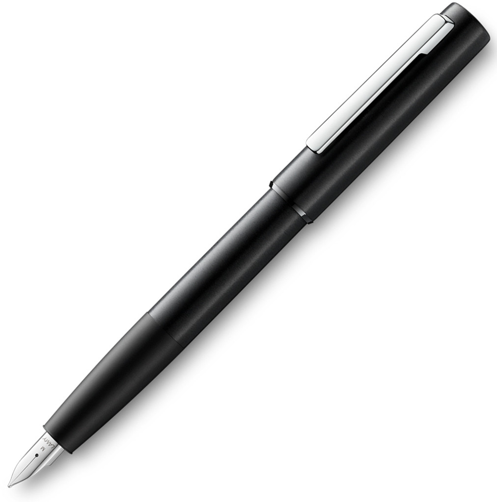 Ручка чорнильна Lamy Aion чорна EF чорнила T10 сині (4031940)