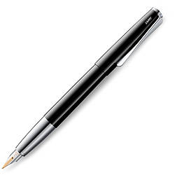 Ручка чорнильна Lamy Studio чорна лак EF gold (4032675)