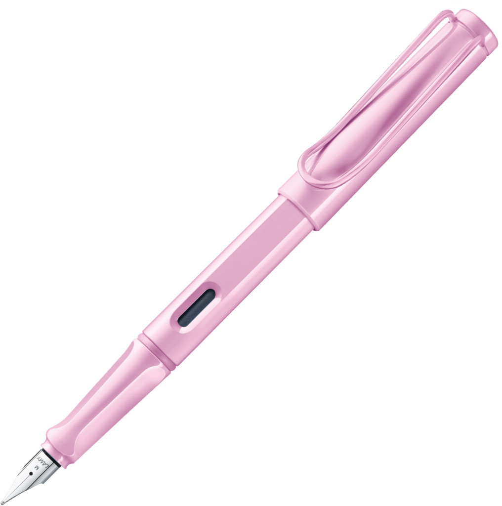 Ручка чорнильна Lamy Safari світло-рожева M T10 сині чорнила (4037239)