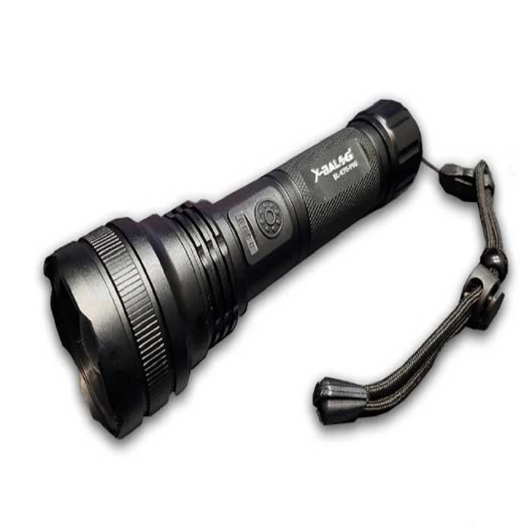 Ліхтар ручний акумуляторний Bailong BL-K70-P90 1X26650/3xAAA microUSB Black (3_05348), фото 1