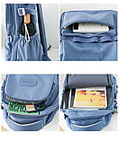 (немає кулона) Рюкзаки чоловічі та жіночі, модні студентські рюкзаки міський стильний гурт, фото 6