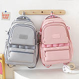 (немає кулона) Рюкзаки чоловічі та жіночі, модні студентські рюкзаки міський стильний гурт, фото 10