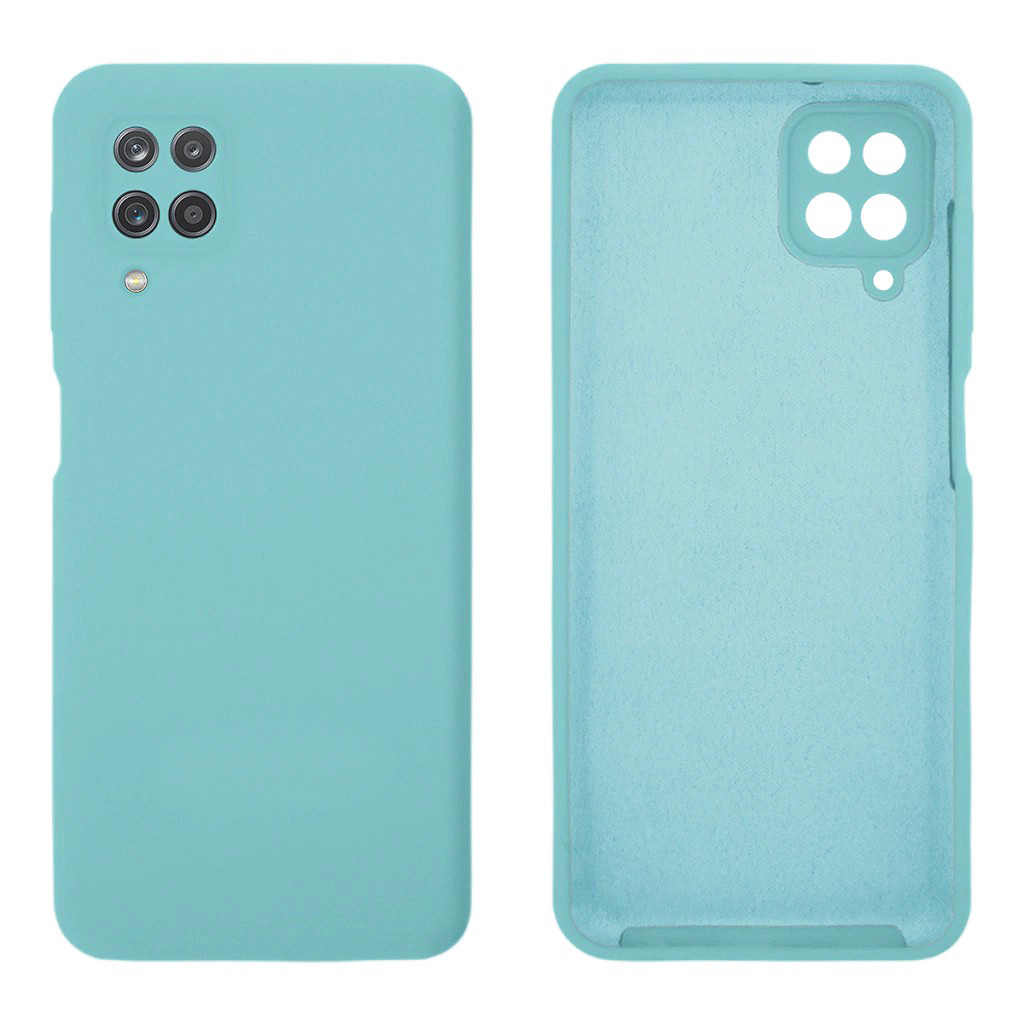 Чохол Silicone case Camera Protective для Samsung M33 (02) бірюза Sea blue