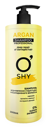Шампунь Argan Відновлення структури пошкодженого волосся 400 мл, OShy, Арт.55656