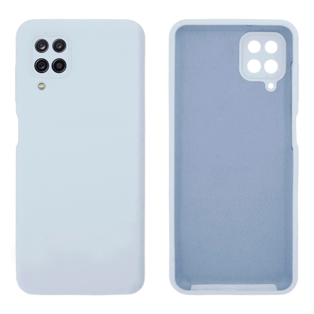 Чохол Silicone case Camera Protective для Samsung M33 (11) блакитний Lilac Cream