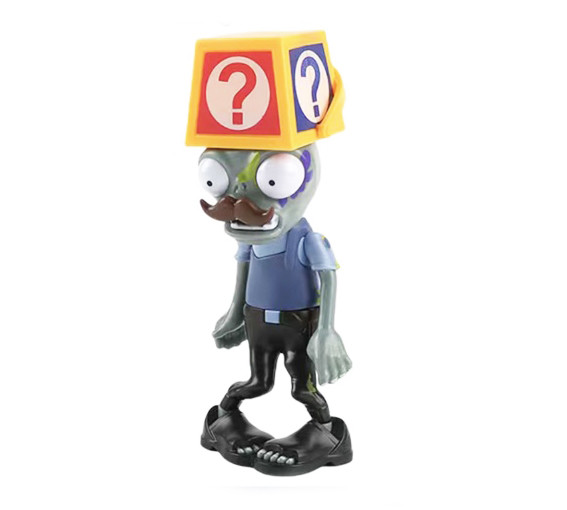 Іграшка Зомбі Поліцейський з Відром Рослини проти Зомбі 14 см Plants vs Zombies (01001)