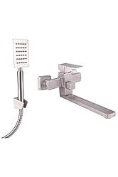 Змішувач KRAFT (KRF4028) нерж ванн довга