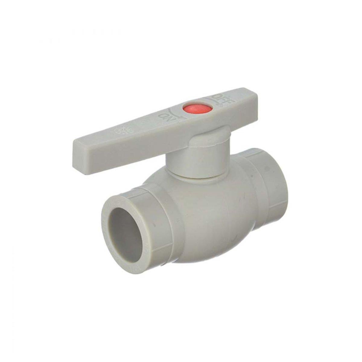 Кульовий кран під пайку (латунна куля) Ф32 MAREK (5/70) (MB32), фото 1