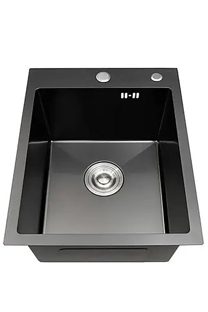 Мійка KRAFT Handmade (HS5448) 540*480*230 (4) BLACK, фото 1
