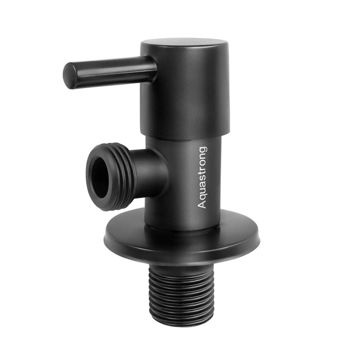 Кран кутовий нерж. AQUASTRONG D7 M1/2 х M3/4 (D717)