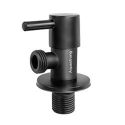 Кран кутовий нерж. AQUASTRONG D7 M1/2 х M1/2 (D716)