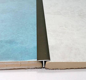 Т-подібний профіль для плитки АТ-13. Ширина 13мм. L-2,7 м. Бронза (анод)