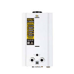 Газова колонка дим. Sabio 10 л white PLUS (JSD20-AC21 Copper)