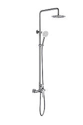 Змішувач KRAFT (KRF4004) нерж душ. стійка