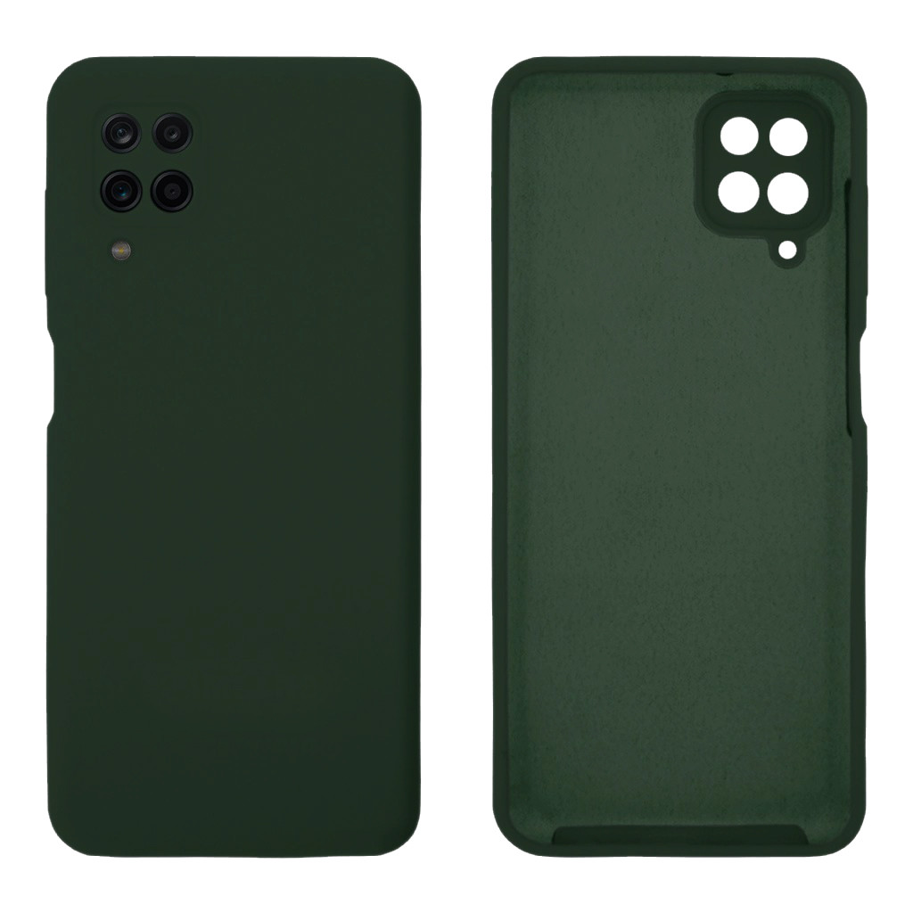 Чохол Silicone case Camera Protective для Samsung M33 (22) темно-зелений Forest Green