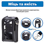 Чохол м'який з шкірозамінника для рації Baofeng UV-5R чорний, фото 4