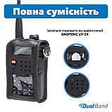 Чохол м'який з шкірозамінника для рації Baofeng UV-5R чорний, фото 3