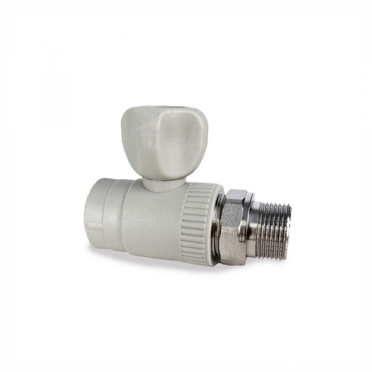 Кран радіаторний прямий REIGER 25 без гумки, фото 1