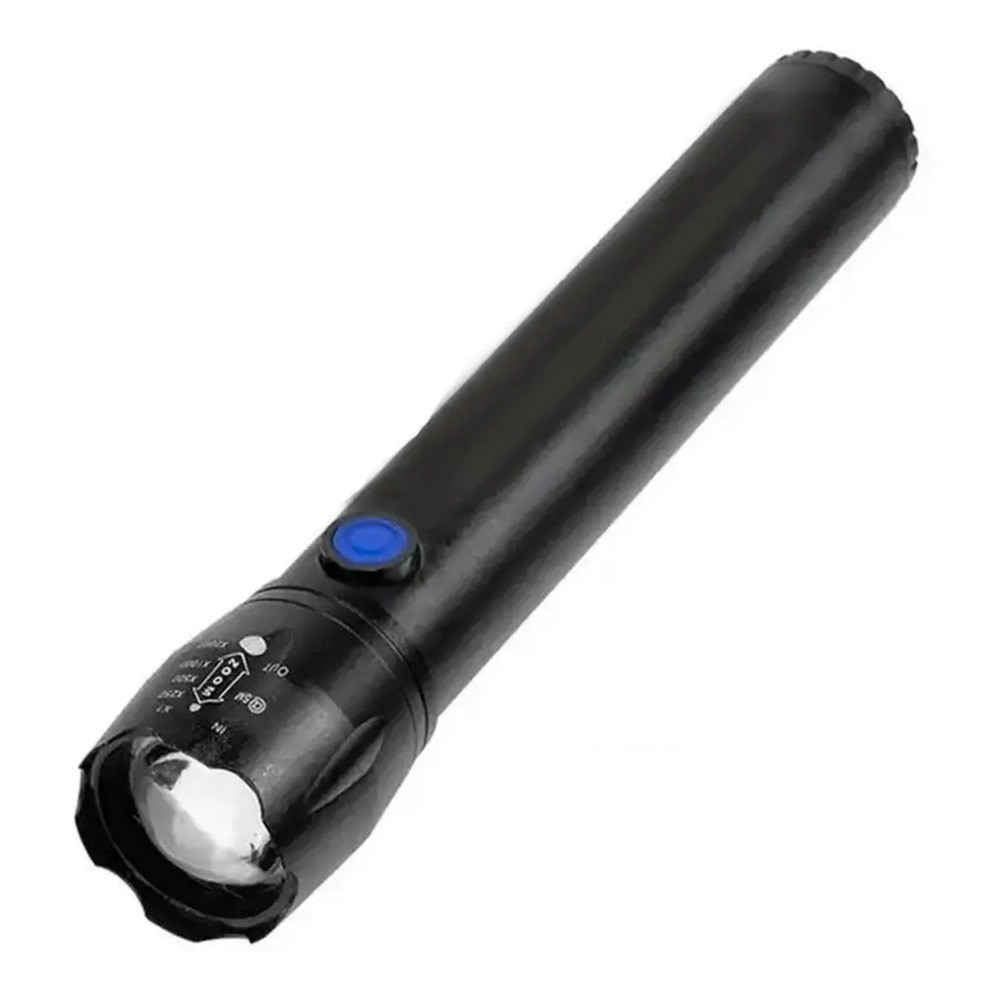 Ліхтар ручний акумуляторний Bailong BL-K63 1x18650/3xAAA microUSB Black (3_05355), фото 1