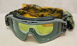 Тактичні стрілецькі балістичні окуляри-маска «Вій-ЕКІПАЖ».