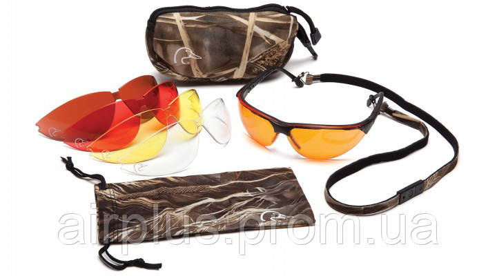 Окуляри захисні зі змінними лінзами Ducks Unlimited Ducab-1 shooting KIT змінні лінзи, фото 1