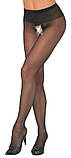 Колготки - 2510030 Cottelli Collection Crotchless Tights Black, фото 3