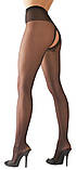 Колготки - 2510030 Cottelli Collection Crotchless Tights Black, фото 4