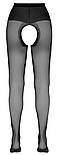 Колготки - 2510030 Cottelli Collection Crotchless Tights Black, фото 6