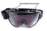 Захисні окуляри Global Vision Wind-Shield (gray) Anti-Fog, сірі, фото 4