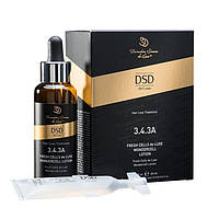№ 3.4.3A Лосьйон проти випадіння волосся DSD De Luxe Fresh Cells de Luxe Wondercell Lotion, флакон 50 мл та ампула 10 мл
