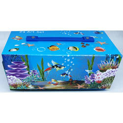 Набір для дитячої творчості "Рибки" (54 предмети) прямокутний