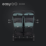 Коляска для двійні прогулянкова Euro-Cart Echo, beige, фото 3