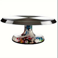 Підставка для торта, що крутиться, 30 см кольорова